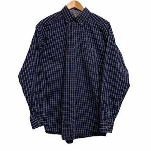NWOT Panhandle Blue Check Button Down Medium Shirt